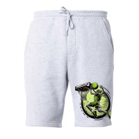 Alien Dunk Basketball Retro Style Fleece Short | Artistshot