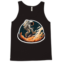 Astronaut Jump In Surreal Worlds Tank Top | Artistshot