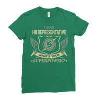 Hr Representative T  Superpower Gift Item Tee Ladies Fitted T-shirt | Artistshot