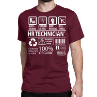 Hr Technician T  Multitasking Certified Job Gift I Classic T-shirt | Artistshot