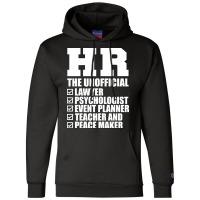 Hr The Un Lawyer Psychologist Event Planner Teache Champion Hoodie | Artistshot