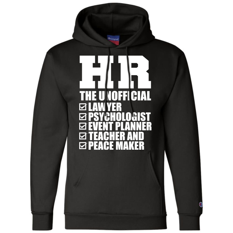 Hr The Un Lawyer Psychologist Event Planner Teache Champion Hoodie | Artistshot