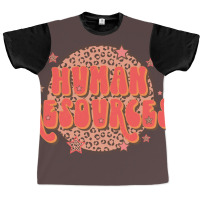 Retro Groovy Leopard Human Resources Funny Graphic T-shirt | Artistshot