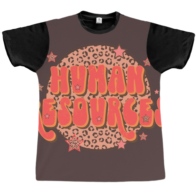 Retro Groovy Leopard Human Resources Funny Graphic T-shirt | Artistshot