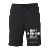 Funny Hr Specialist Gift Human Resources Gift Bein Fleece Short | Artistshot