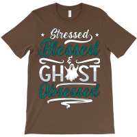 Ghost Hunter Stressed Blessed Ghost Hunting Hunt R T-shirt | Artistshot