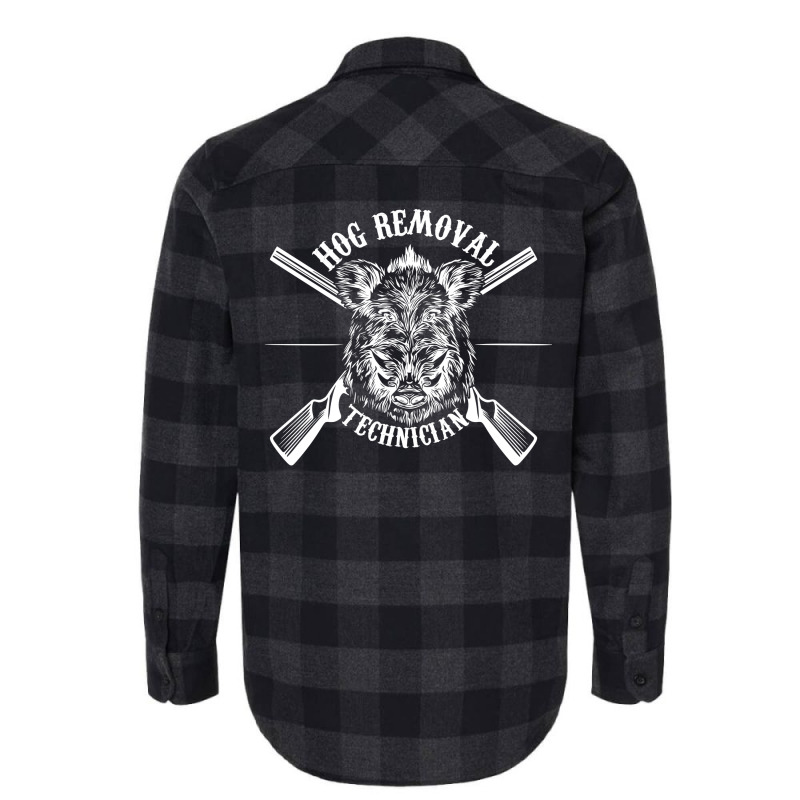 Hog Removal Technician Real Hog Hunter Red Flannel Shirt | Artistshot