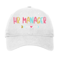 Hr Manager Fun Casual Boho Design Adjustable Cap | Artistshot