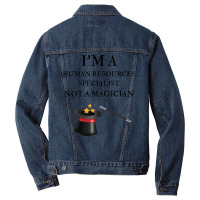 Human Resources Specialist Cute Men Denim Jacket | Artistshot