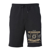 Hr Manager T  Superpower Gift Item Tee Fleece Short | Artistshot