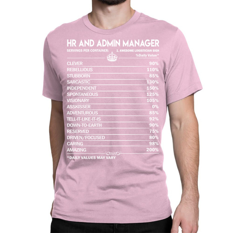 Hr And Admin Manager T  Hr And Admin Manager Facto Classic T-shirt | Artistshot