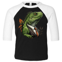 Iguana Master Angry Toddler 3/4 Sleeve Tee | Artistshot