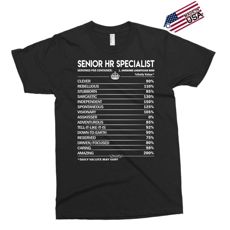 Senior Hr Specialist T  Senior Hr Specialist Facto Exclusive T-shirt | Artistshot