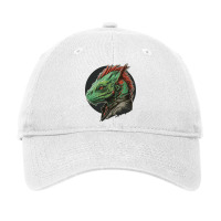 Iguana Master Angry Adjustable Cap | Artistshot