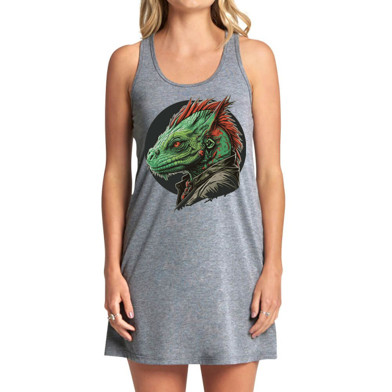 Iguana Master Angry Tank Dress by YaelWorkman180 | Artistshot