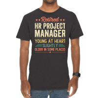 Retired Hr Project Manager Yellow Vintage T-shirt | Artistshot