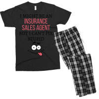 Insurance Sales Agent Stars (1) Men's T-shirt Pajama Set | Artistshot