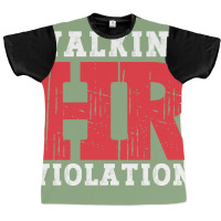 Walking Hr Violation Love 80s Graphic T-shirt | Artistshot