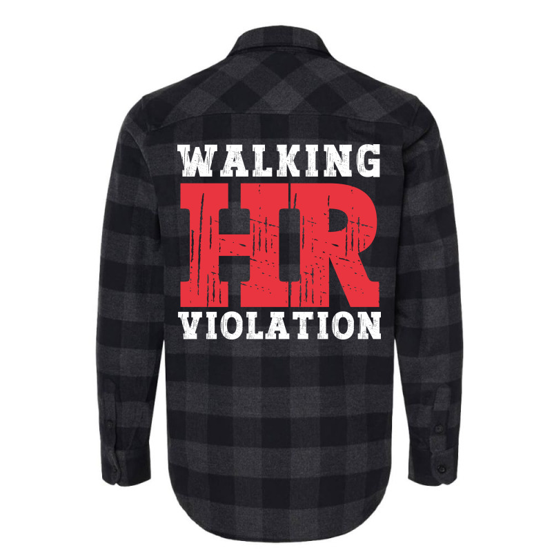 Walking Hr Violation Love 80s Flannel Shirt | Artistshot