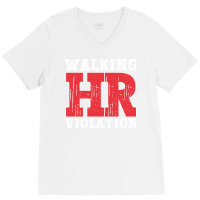 Walking Hr Violation Love 80s V-neck Tee | Artistshot