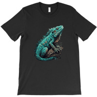 Ocean Sea Water Iguana T-shirt | Artistshot