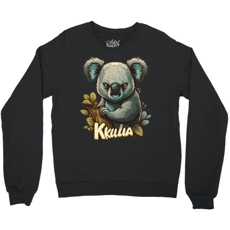 Koala Angry Crewneck Sweatshirt by NissimHouston109 | Artistshot