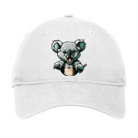 Koala Angry Adjustable Cap | Artistshot