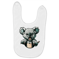 Koala Angry Baby Bibs | Artistshot