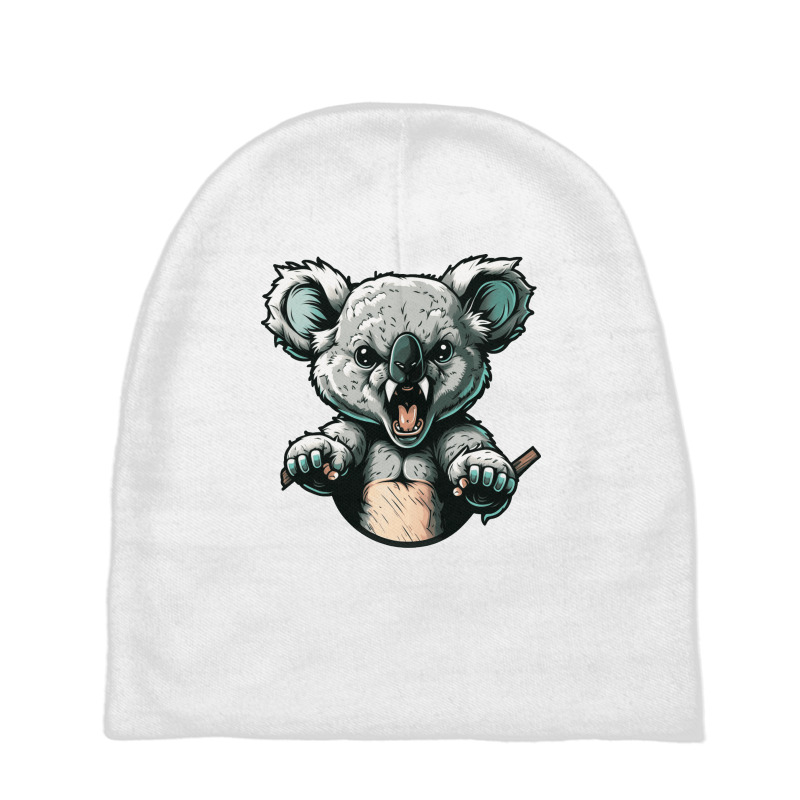 Koala Angry Baby Beanies by NissimHouston109 | Artistshot