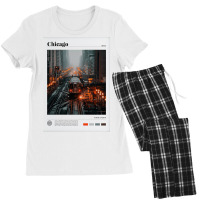 Chicago Night Women's Pajamas Set | Artistshot