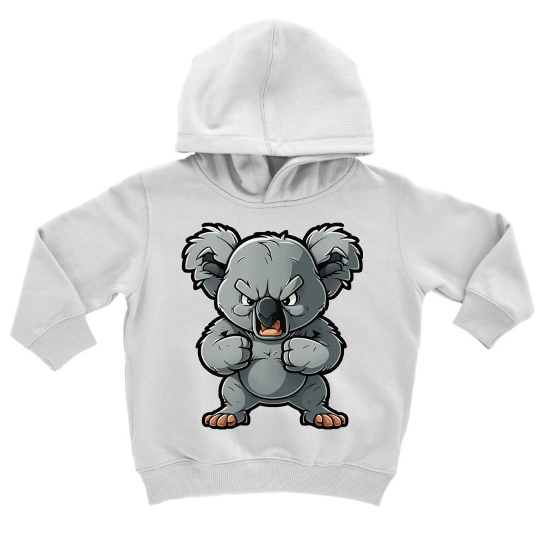 Koala Angry Toddler Hoodie by NissimHouston109 | Artistshot