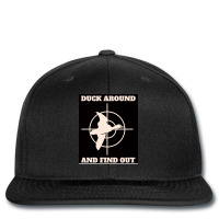 Duck Around And Find Out Aesthetic Printed Hat | Artistshot