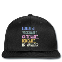 Hr Manager Retro Vaccination Design Printed Hat | Artistshot