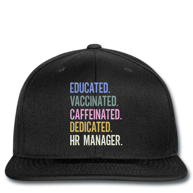 Hr Manager Retro Vaccination Design Printed hat by aschimtiiup | Artistshot