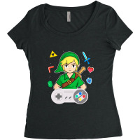 Console Link Women's Triblend Scoop T-shirt | Artistshot