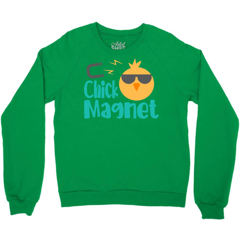 Easter Kids Men Toddler Boy Chick Magnet Cute Crewneck Sweatshirt | Artistshot