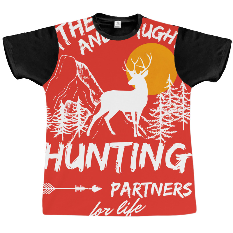 Father Daughter Hunting Partners Hipster Graphic T-shirt | Artistshot