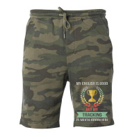 Funny Hunting Animal Tracking Design Nature Fleece Short | Artistshot