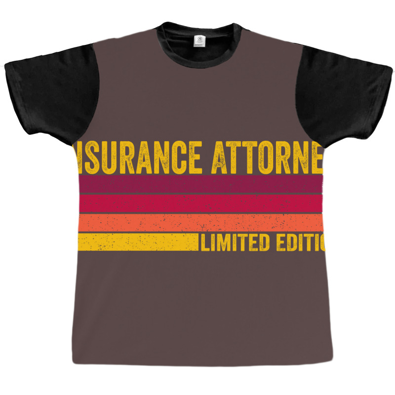 Insurance Attorney 80s Retro Vintage Limited Editi Graphic T-shirt by maunesebekb | Artistshot