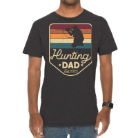 Hunting Dad Est 2023 New Dad Hunting Fan Humor Vintage T-shirt | Artistshot