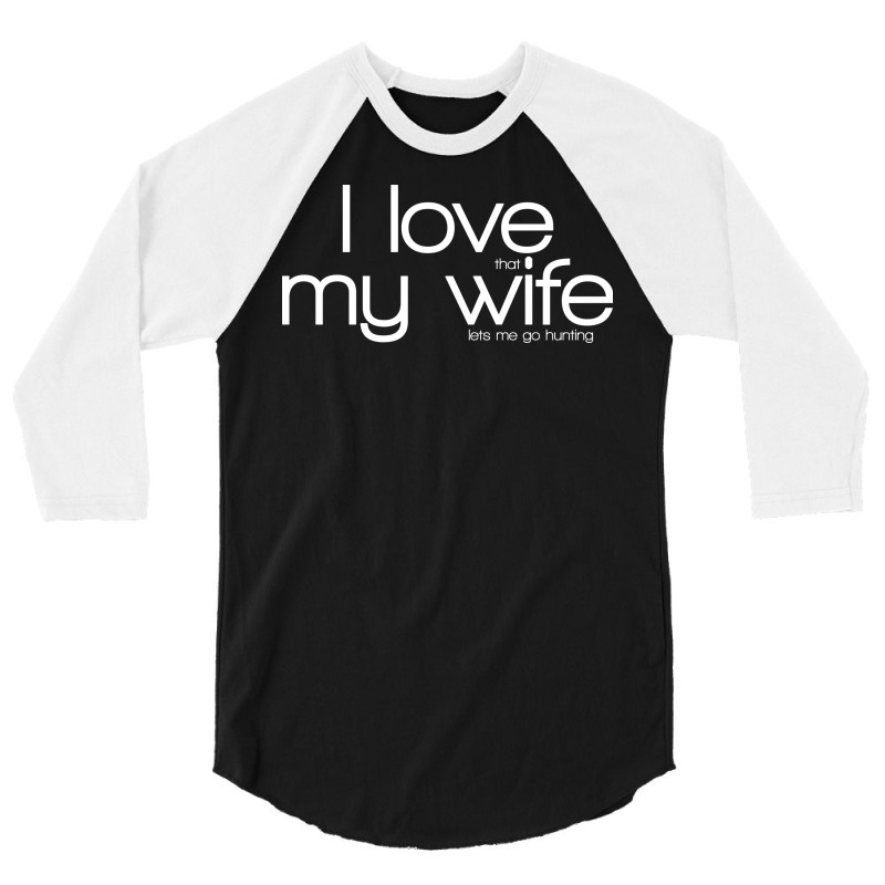 I Love My Wife Hippie 3/4 Sleeve Shirt | Artistshot