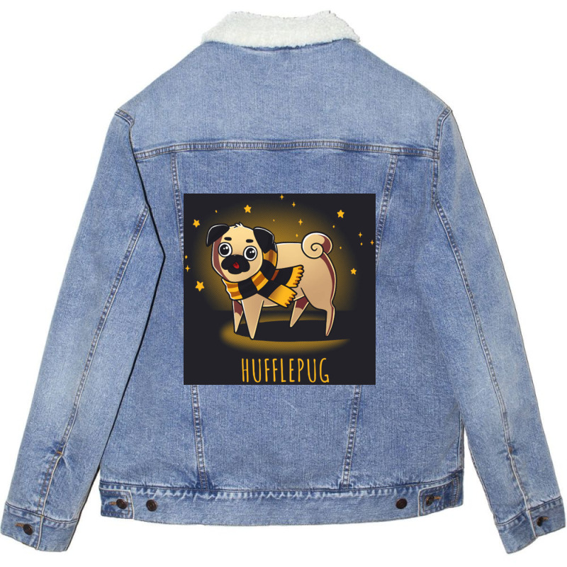 Hufflepug Unisex Sherpa-Lined Denim Jacket by soniaerin | Artistshot