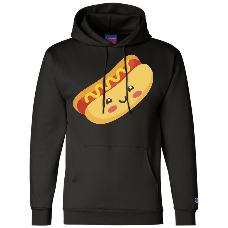 Cute Kawaii Hot Dog Girl Champion Hoodie | Artistshot