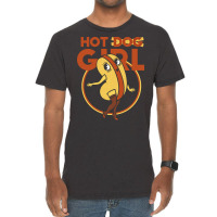 Hot Dog Girl Gift Vintage T-shirt | Artistshot