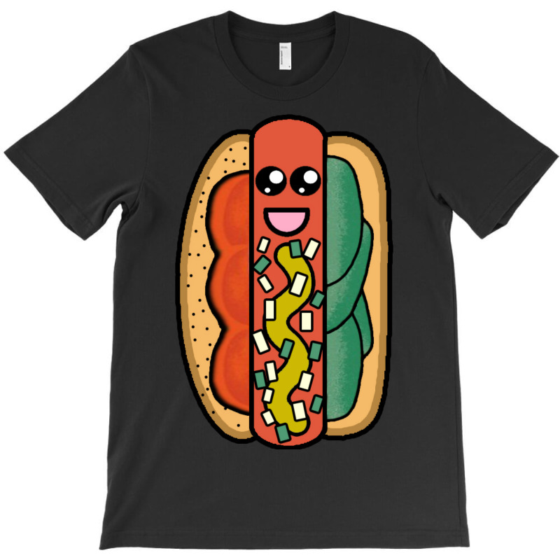 Chicago Style Hot Dog 80s T-shirt | Artistshot