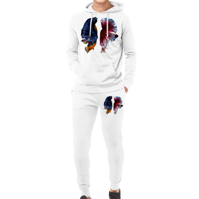 Beautiful Two Betta Fish Full Color Trending Hoodie & Jogger Set | Artistshot