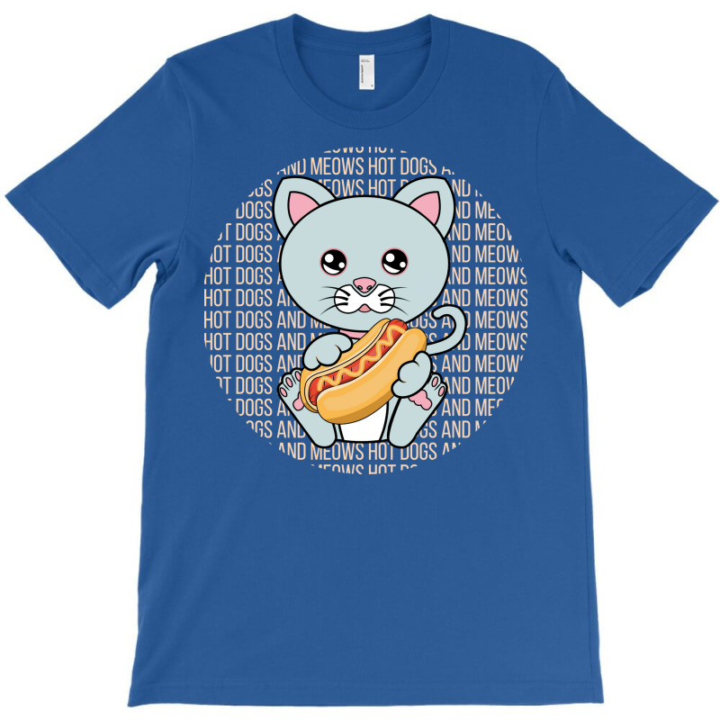 All I Need Is Hot Dogs And Cats Cool Hipster T-shirt | Artistshot