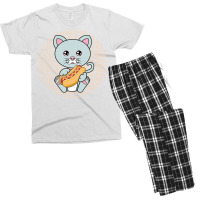 All I Need Is Hot Dogs And Cats Cool Hipster Men's T-shirt Pajama Set | Artistshot