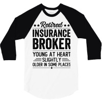 Retired Insurance Broker Love (1) 3/4 Sleeve Shirt | Artistshot