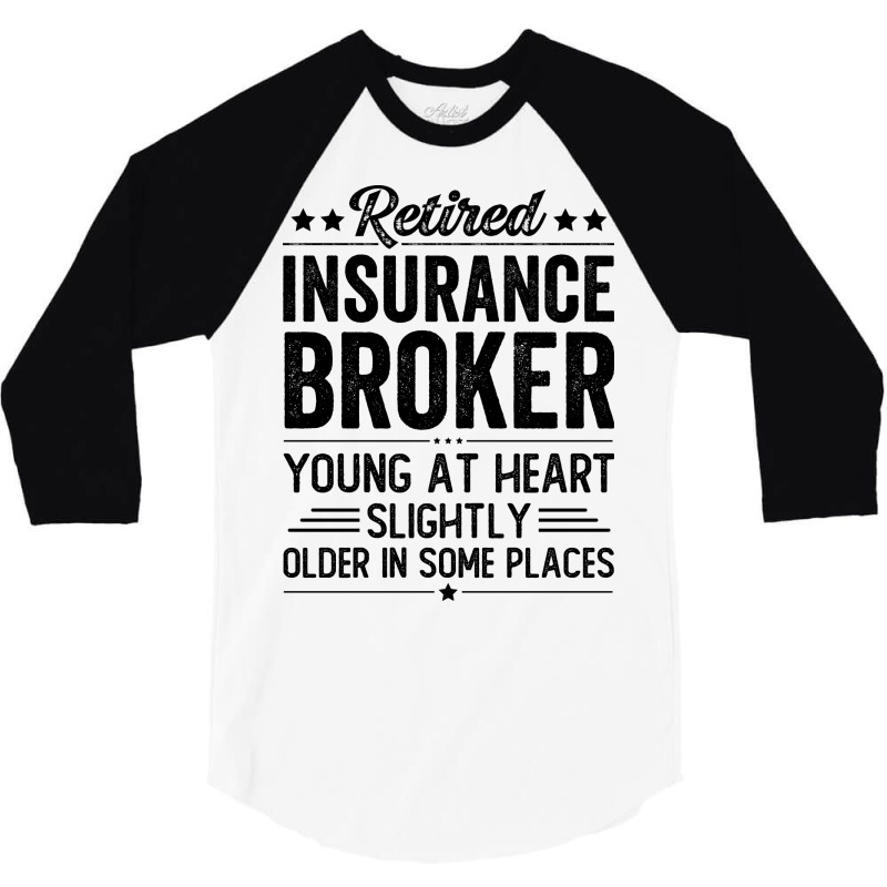 Retired Insurance Broker Love (1) 3/4 Sleeve Shirt | Artistshot